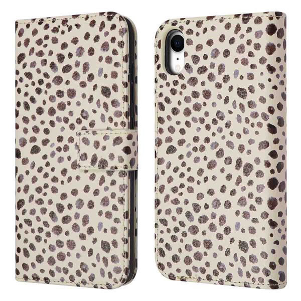 imoshion ﻿Design Klapphülle für das iPhone Xr - Black And White Dots