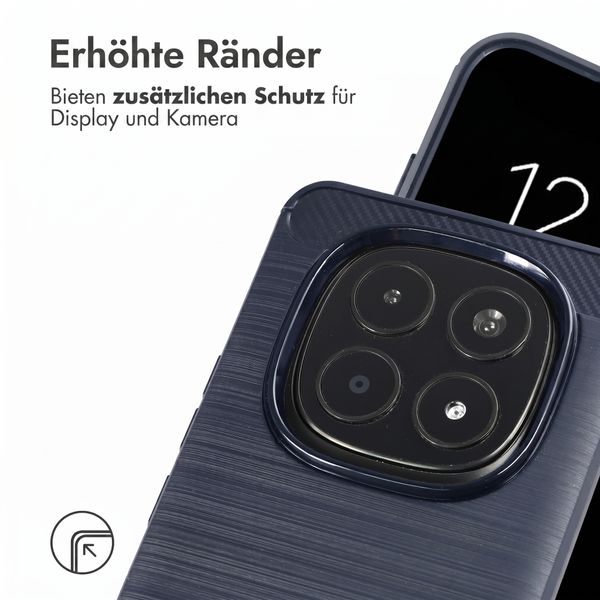 imoshion Brushed Back Cover Xiaomi Redmi Note 15 Pro (4G) - Dunkelblau