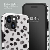 Selencia Vivid Tough Back Cover für das iPhone 15  - Trendy Leopard