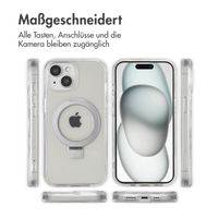 Accezz Ring Stand Backcover mit MagSafe Apple iPhone 15 - Transparent