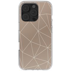 imoshion Design Hülle iPhone 16 Pro - Graphic Lines Beige