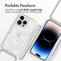 imoshion Design Hülle mit Band für das iPhone 14 Pro - Butterfly