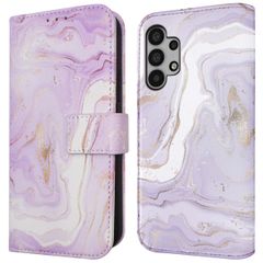 imoshion Design Klapphülle Samsung Galaxy A32 (5G) - Purple Marble