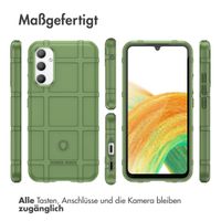 imoshion Rugged Shield Backcover Samsung Galaxy A34 (5G) - Dunkelgrün