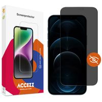 Accezz Privacy Displayschutz aus gehärtetem Glas Apple iPhone 12 (Pro)
