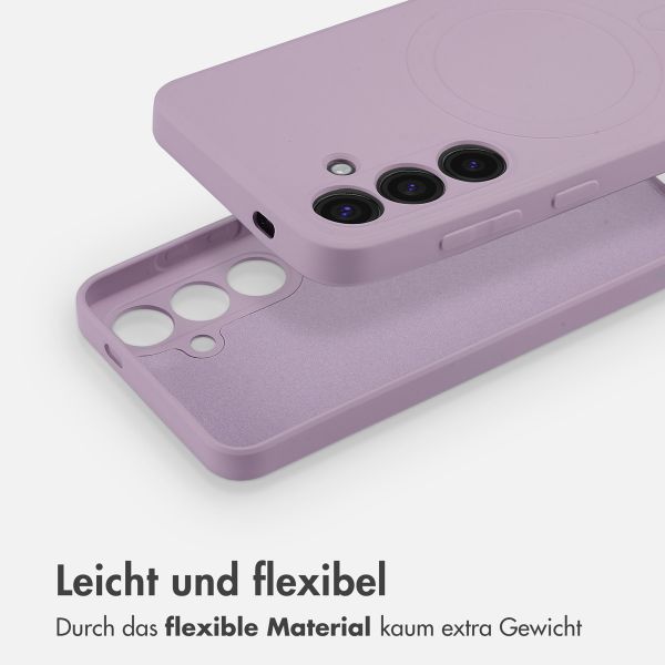 imoshion Color Back Cover mit MagSafe für das Samsung Galaxy S24 - Violett