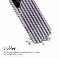 imoshion  Design Hülle für das iPhone 16 - Sparkle Lines Lavender