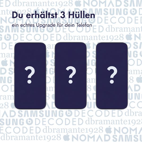 Mystery Box 3 | Drei originale Apple-Hüllen Apple iPhone 17 Pro - Neutral und Premium
