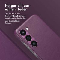Accezz 2-in-1 Klapphülle aus Leder mit MagSafe Samsung Galaxy S23 - Heath Purple