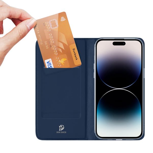 Dux Ducis Slim TPU Klapphülle für das Apple iPhone 14 Pro - Dunkelblau