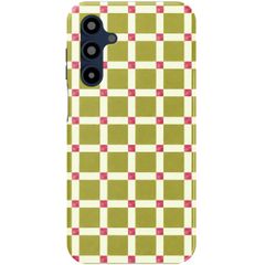 Selencia Vivid Back Cover Samsung Galaxy A16 - Check This Olive