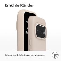 Accezz Liquid Silikoncase mit MagSafe Google Pixel 11 / 11 Pro / 10 / 10 Pro - Stone