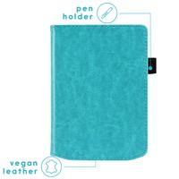 imoshion Vegan Leather Klapphülle für das Pocketbook Verse / Verse Pro / Vivlio Light / Light HD - Hellblau