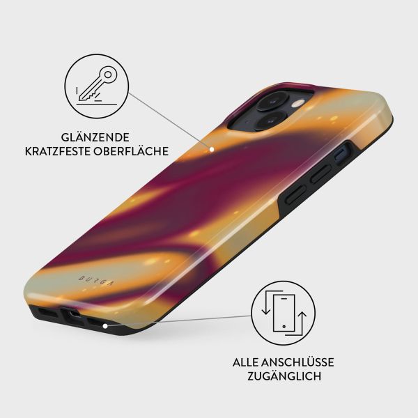 Burga Tough Back Cover für das iPhone 15 Plus - Twin Flame