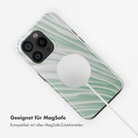 Selencia Vivid Rückabdeckung mit MagSafe Apple iPhone 15 Pro - Nature Grayed Jade