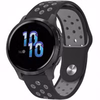 imoshion Silikon-Sportarmband -   Universelle 22 mm Anschluss - Black / Grey