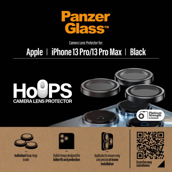 PanzerGlass Kameraprotektor Hoop Optic Rings für das iPhone 13 Pro / 13 Pro Max