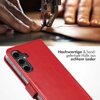 Selencia Echtleder Klapphülle Samsung Galaxy A16 - Rot