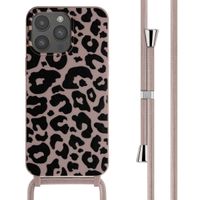 imoshion SilikonHülle design mit Band Apple iPhone 15 Pro Max - Animal Pink