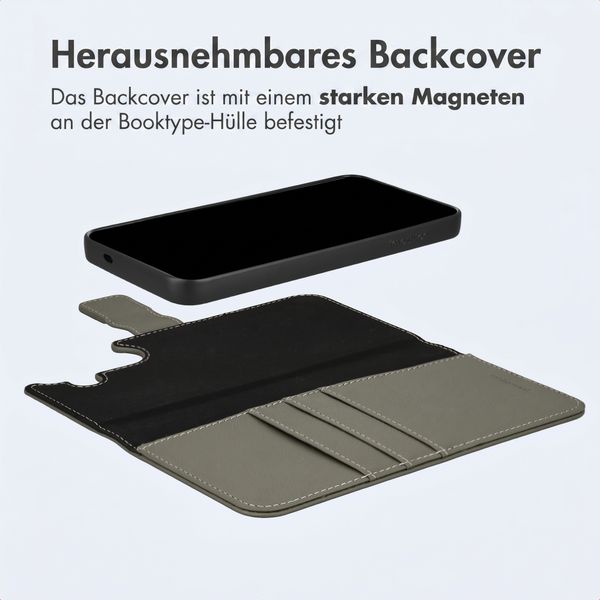 imoshion Herausnehmbare 2-in-1 Luxus-Bookcase Samsung Galaxy S25 - Grün