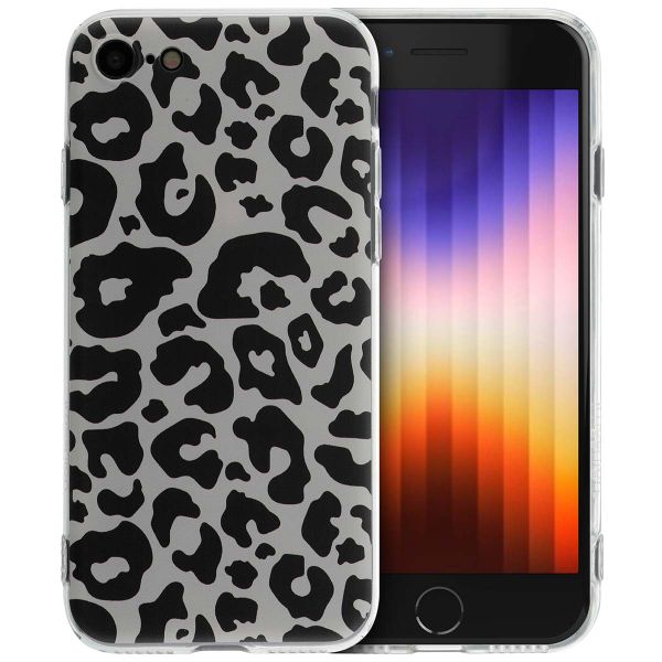 imoshion Design Hülle Apple iPhone SE (2022 / 2020) / 8 / 7 - Leopard Transparent