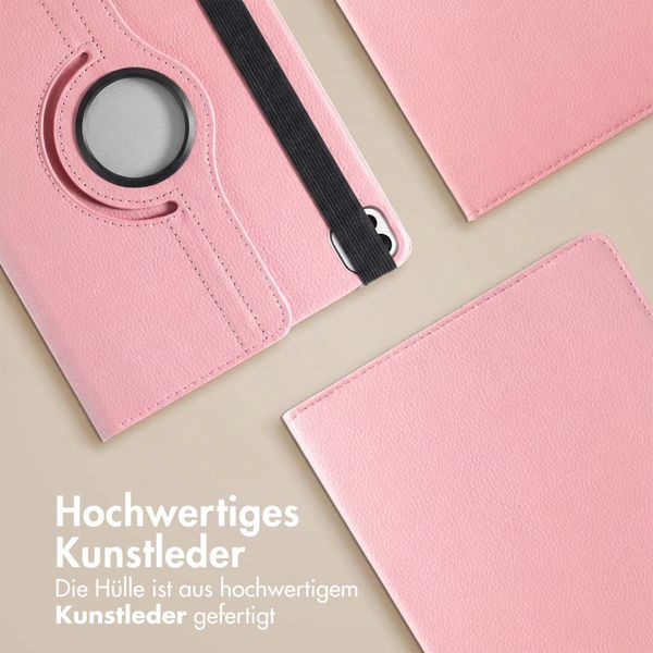 imoshion 360° drehbare Klapphülle Apple iPad Air 11 Zoll (2026) M4 / (2025) M3 / (2024) M2 / Air 5 (2022) / Air 4 (2020) / Pro 11 (2018/2020) - Rosa