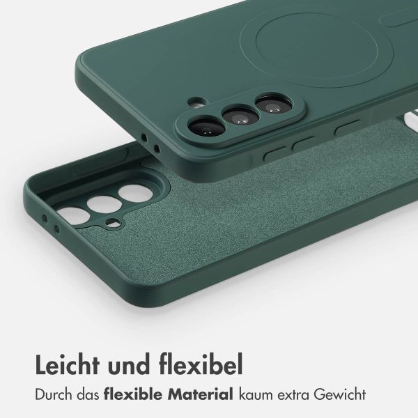 imoshion Color Back Cover mit MagSafe Samsung Galaxy A36 - Dunkelgrün