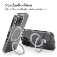 Accezz Ring Stand Backcover mit MagSafe für das Apple iPhone 16 Pro - Transparent