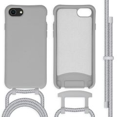 imoshion Color Backcover mit abtrennbarem Band für das iPhone SE (2022 / 2020) / 8 / 7 - Grau