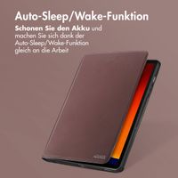 Accezz Classic Klapphülle Samsung Galaxy Tab S9 11.0 Zoll / Tab S10 FE / S9 FE 10.9 Zoll - Braun