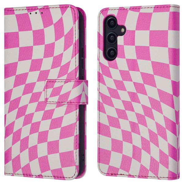 imoshion ﻿Design Klapphülle für das Samsung Galaxy A14 (5G/4G) - Retro Pink