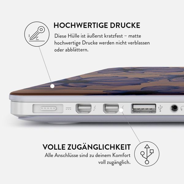 Burga Hardshell Hülle für das MacBook Pro 13 Zoll (2020 / 2022) - A2289 / A2251 / A2338 - Velvet Night