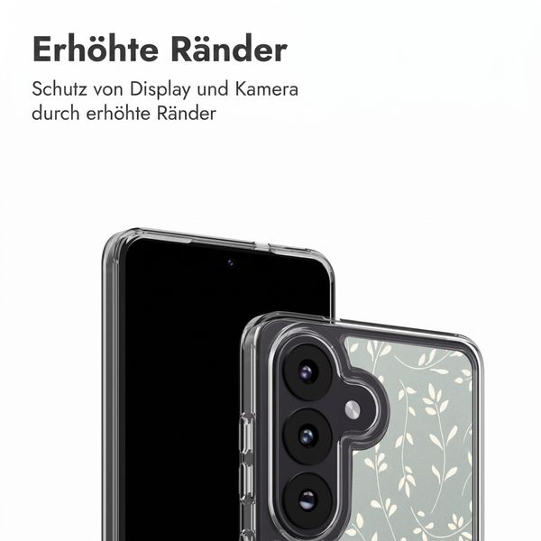 imoshion Design Hülle Samsung Galaxy S26 FE - Smoke Green Flowers