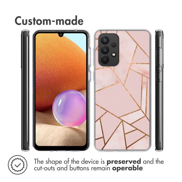 imoshion Design Hülle Samsung Galaxy A33 - Pink Graphic