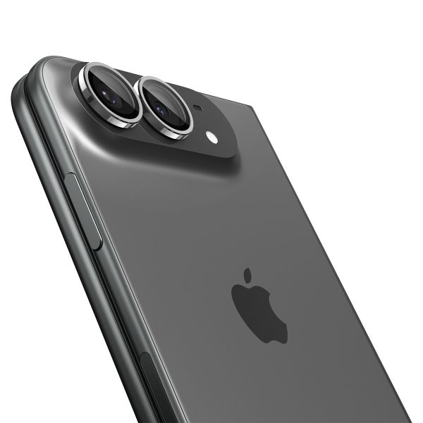 Spigen Optik Pro EZ Fit Lens Protector 2er-Pack Apple iPhone Duo - White