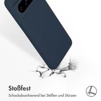 Accezz Liquid Silikoncase Google Pixel 8 Pro - Dunkelblau
