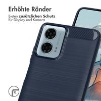 imoshion Brushed Back Cover Motorola Moto G04 / G24 - Dunkelblau