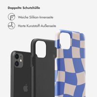 Selencia Vivid Tough Back Cover für das iPhone 11 - Groovy Sapphire Blue