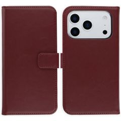 Selencia Echtleder Klapphülle Apple iPhone 17 Pro Max - Burgundy