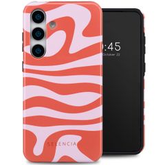 Selencia Vivid Back Cover Samsung Galaxy S25 Plus - Dream Swirl Pink