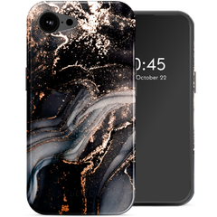 Selencia Vivid Rückabdeckung mit MagSafe Apple iPhone 16e - Chic Marble Black