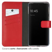 Selencia Echtleder Klapphülle Google Pixel 7 Pro - Rot