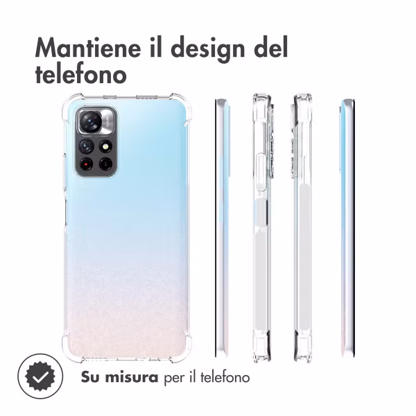 imoshion Shockproof Case Xiaomi Redmi Note 11 (4G) / Note 11S (4G) - Transparent