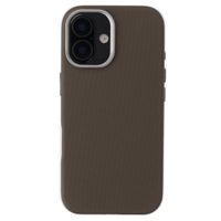 Accezz Mesh Backcover mit MagSafe Apple iPhone 16 - Braun
