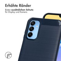 imoshion Brushed Back Cover für das Samsung Galaxy A15 (5G/4G) - Dunkelblau