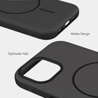 imoshion Color Backcover mit Thin MagSafe Ring Apple iPhone 15 - Schwarz