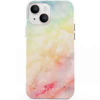 Burga Tough Back Cover für das iPhone 14 - New Flame Rainbow