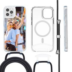 Gestalte deine eigene MagSafe Hülle mit abnehmbarem Band Apple iPhone 12 Pro - Transparent
