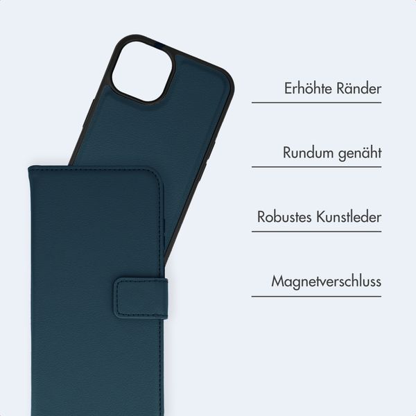 imoshion Herausnehmbare 2-in-1 Luxus-Bookcase Apple iPhone 14 - Blau