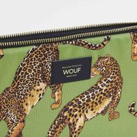 Wouf Daily Laptop Hülle 15-16 Zoll - Laptop Sleeve - Olive Leopard